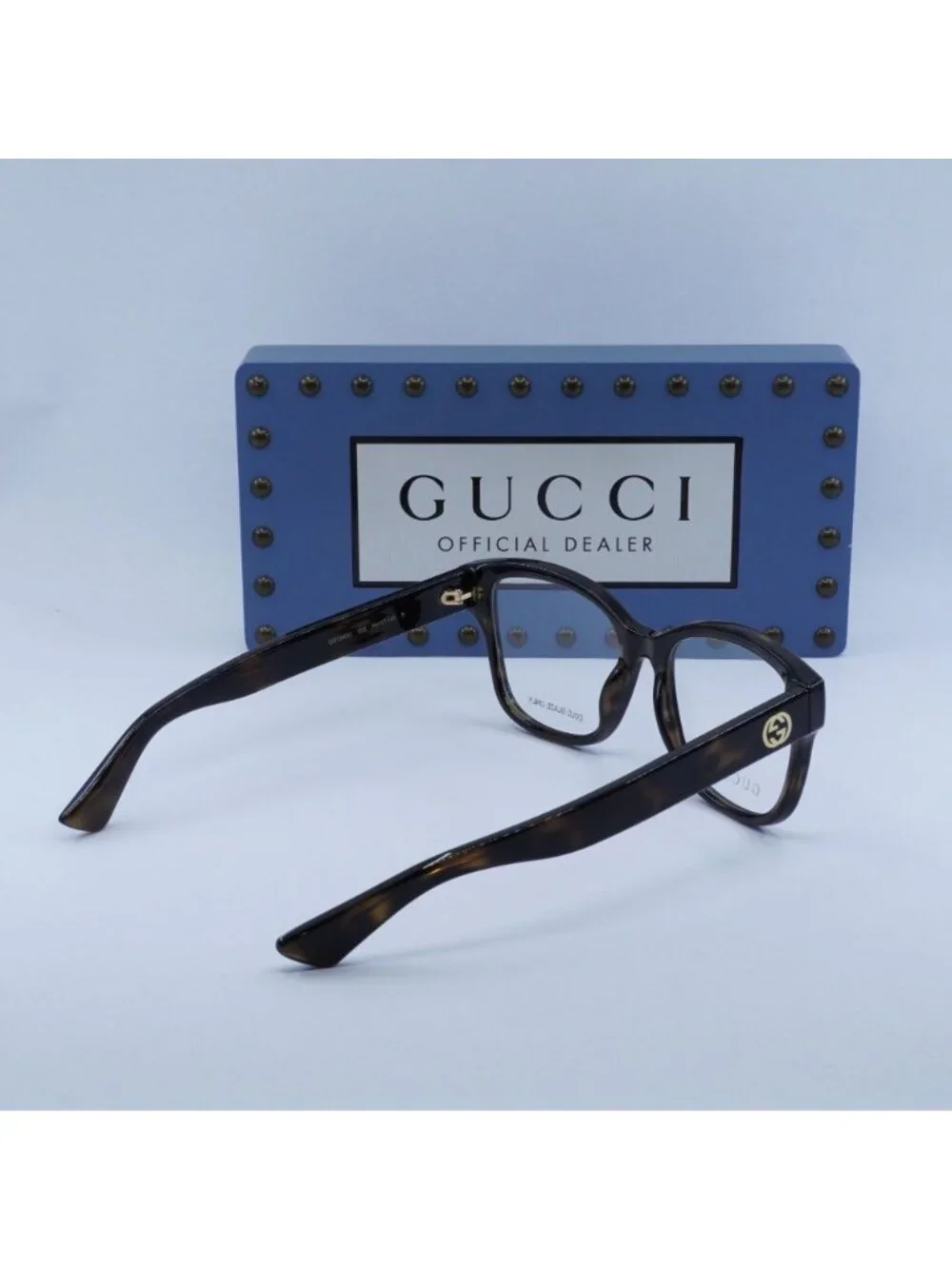 Gucci GG1340O 002 Square Eyeglasses 54mm - Dark Havana